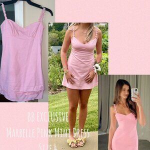 Marbelle Pink Mini Dress